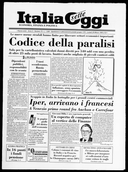 Italia oggi : quotidiano di economia finanza e politica